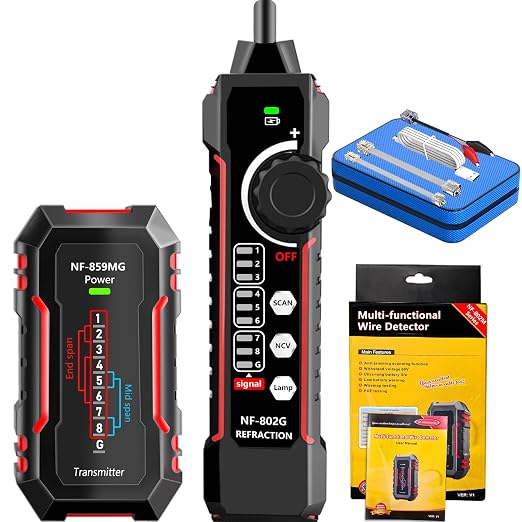 NF-802MG Network Cable Tester Ethernet Cable Tester by ZHOUCENetworkCableTester