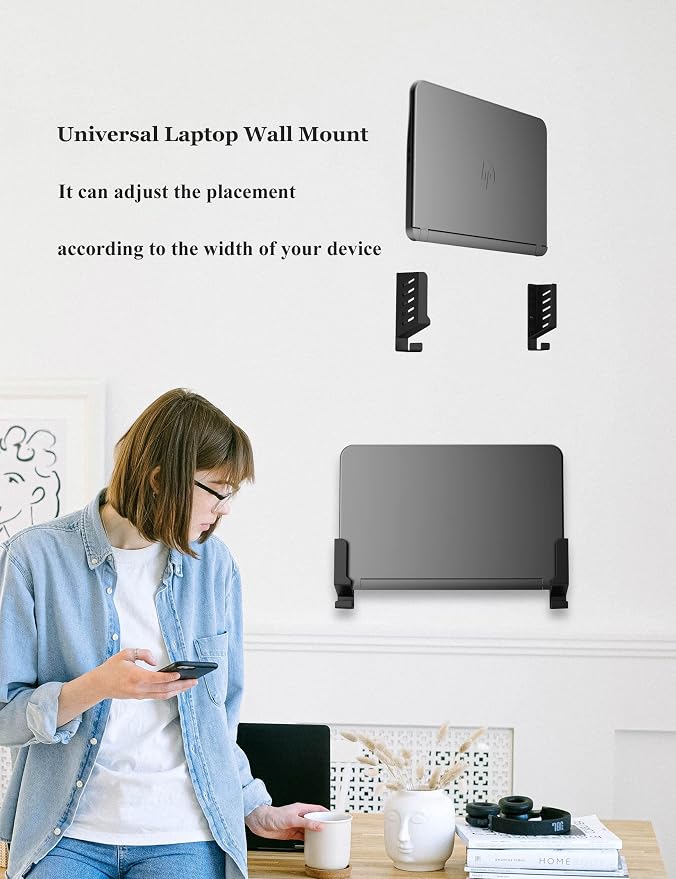 Laptop & Router Wall Mount Holder - Image 2