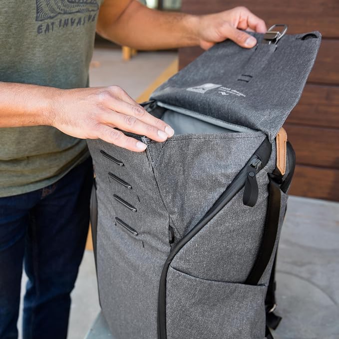 Peak Design Everyday Backpack 30L, MagLatch Top, Dual Side Access, FlexFold - Image 8