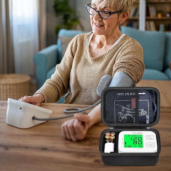 Elonbo Carrying Case for iHealth Track Smart Upper Arm Blood Pressure Monitor - Image 7