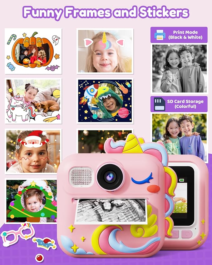 KOKODI Kids Camera Instant Print, Toddler Cameras Christmas Birthday Gifts - Image 6
