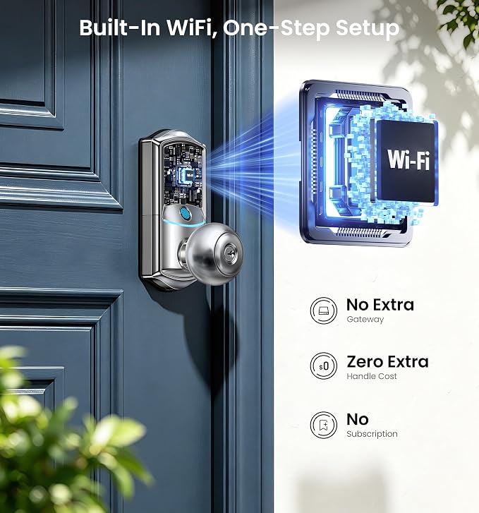Veise VE028 Built-in Wi-Fi Smart Lock - Image 2