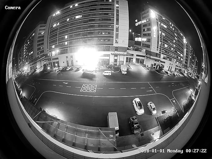 Real HD 5MP TVI Analog Camera 180° Wide Viewing Angle Fisheye Dome BNC Camera - Image 2