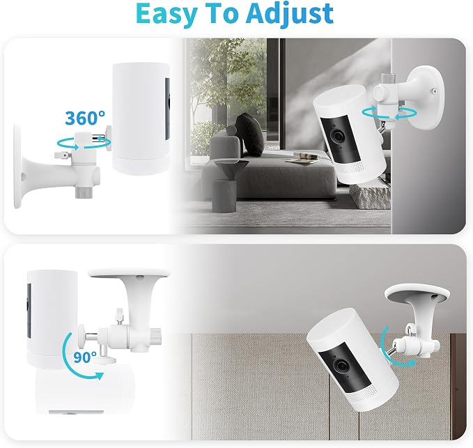 2Pack Wall Mount Bracket for Ring Stick Up Cam & Ring Outdoor Cam Plus - Image 6