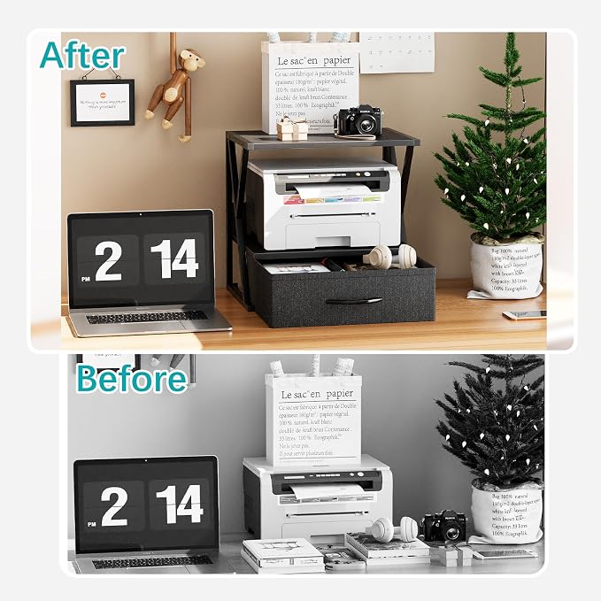 aboxoo Printer Stand for Desk - Image 5