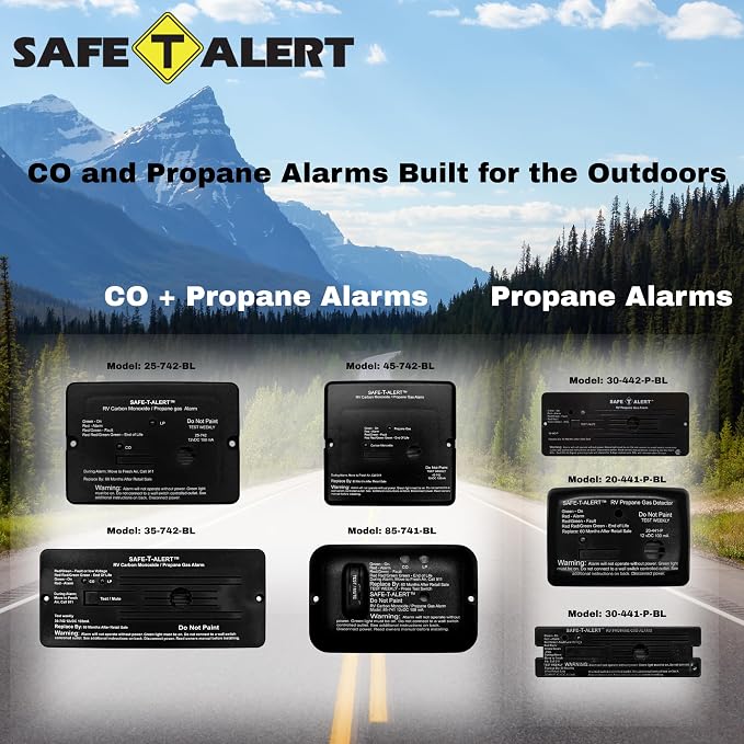 Safe T Alert - Dual LP/CO Alarm - Flush Mount w/Trim Ring White - 25-742-WT-TR - Image 6