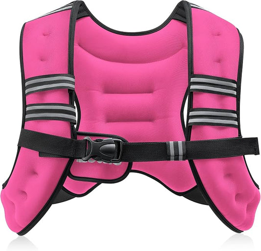 ZELUS Weighted Vest, 6lb/8lb/12lb/16lb/20lb/25lb/30lb Weight Vest by ZELUS