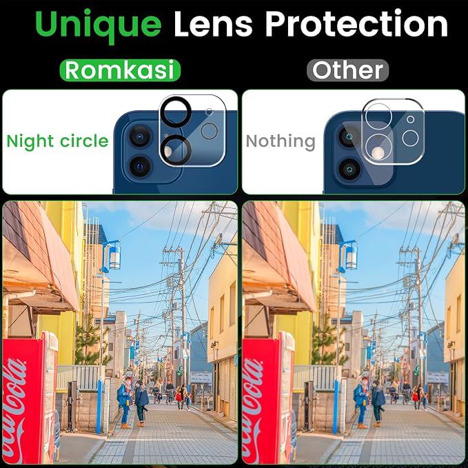 Romkasi 3 Pack Privacy Screen Protector - Image 6