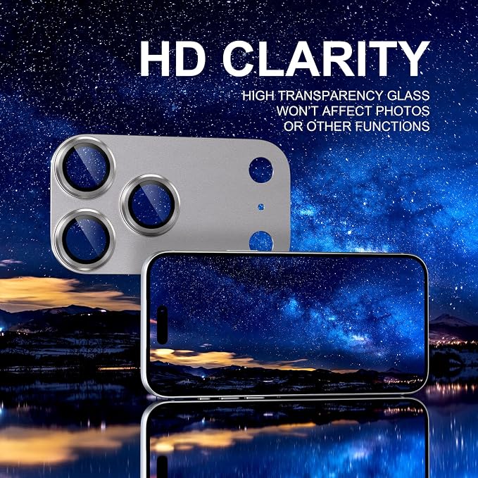 Choiche Compatible for iPhone 17 Pro Camera Lens Protector, Strong Adsorption - Image 6