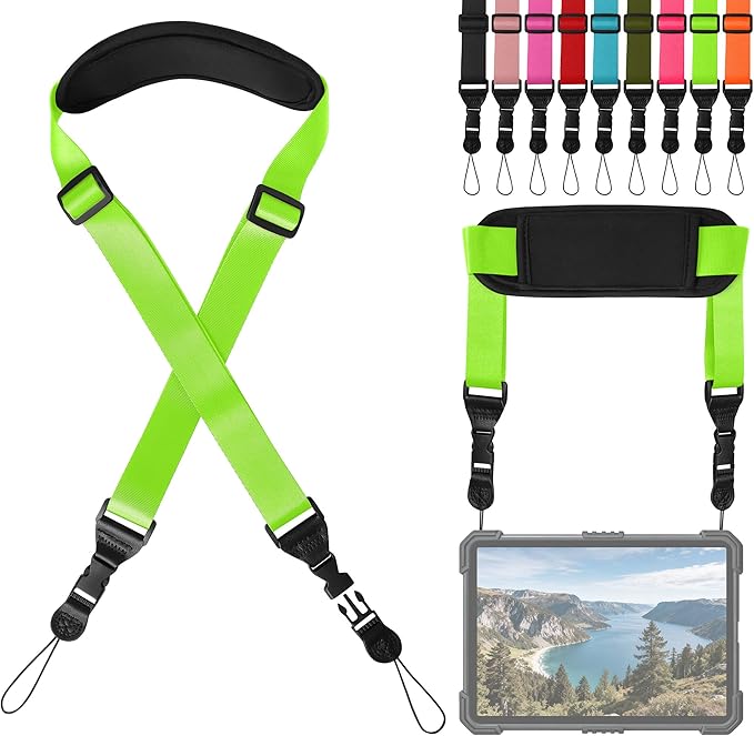 Padded iPad Binocular Camera Shoulder Strap, Nylon Neck Lanyard Strap by Gowjaw