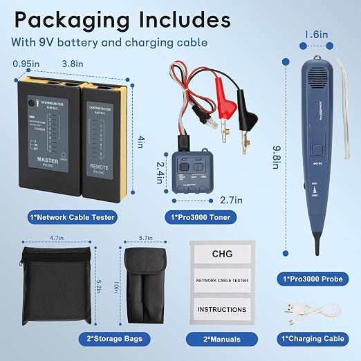 Pro3000 Tone Generator and Probe Kit Bundle - Image 2