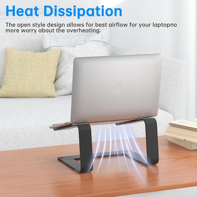 Laptop Stand for Desk Detachable Aluminum Computer Riser Portable Metal - Image 4