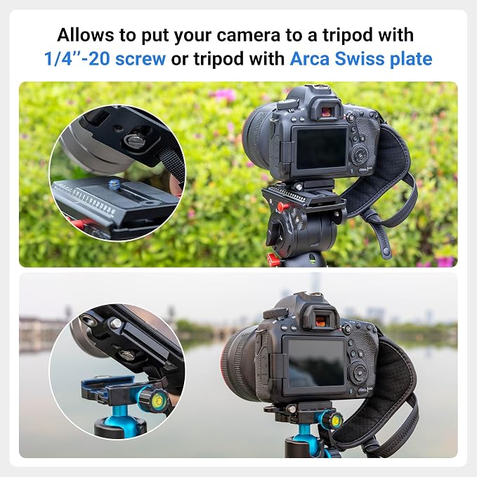 JJC Deluxe Microfiber Camera Hand Strap, Secure Padded Camera Holder Wrist Strap - Image 6