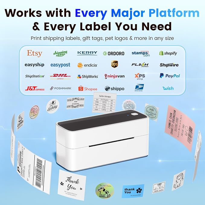 Phomemo High-Speed Shipping Label Printer 220mm/s - Image 8