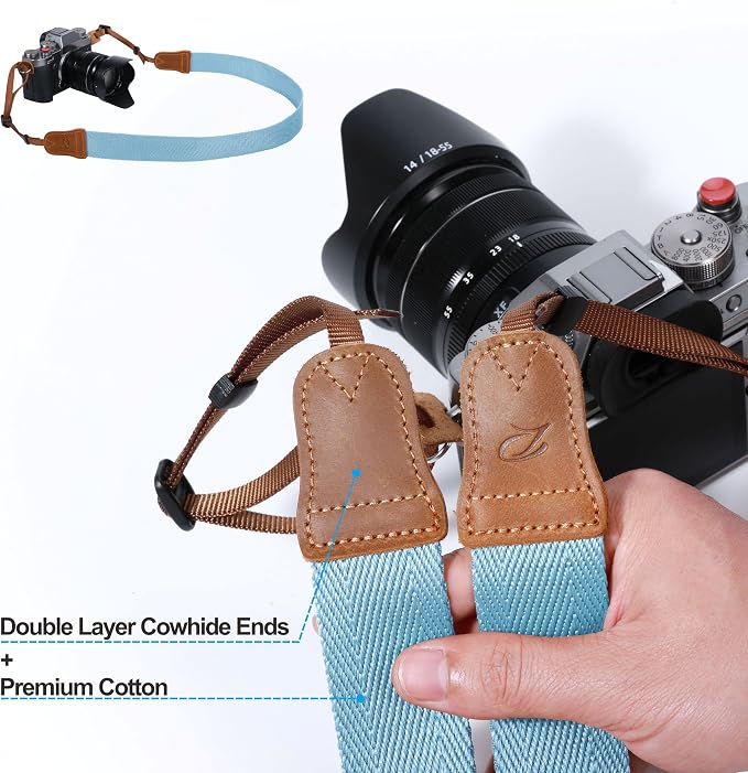 Padwa Lifestyle Light Blue Camera Strap - Image 4