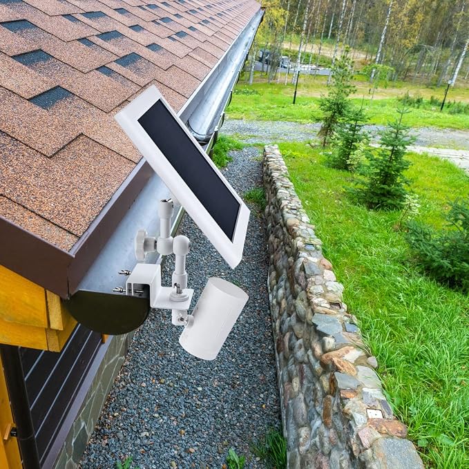2-in-1 Gutter Mount for Solar Panel, Stick Up Cam Battery, Spotlight Cam and - Image 6