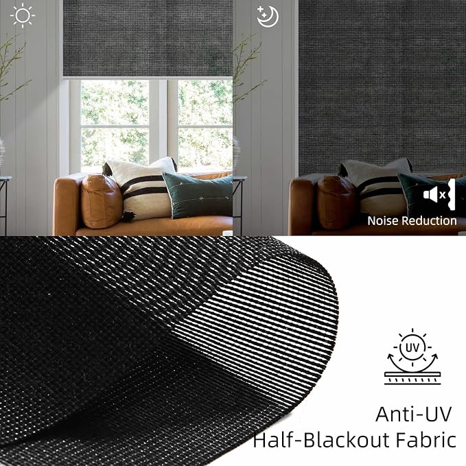 SmartWings Light Filtering Motorized Roller Shades Work - Image 4