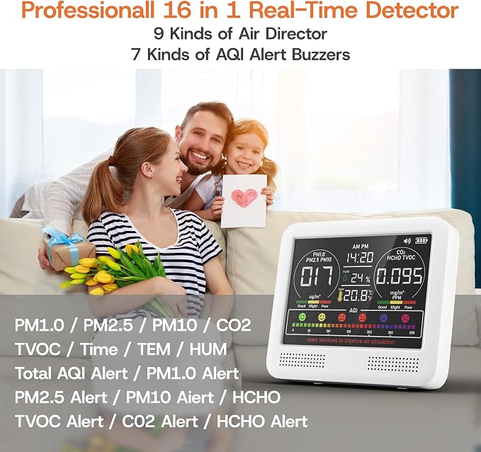 16-in-1 Indoor Air Quality Monitor - Image 3