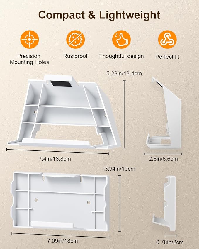Starlink Standard 4X/V3 Gen 3 Router Wall Mount Kit, 2-in-1 Mount - Image 7