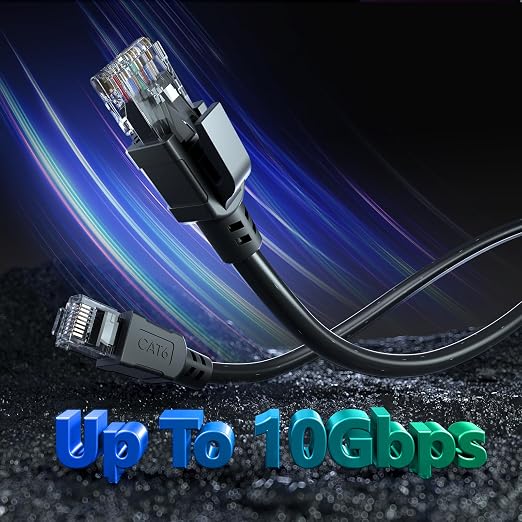 Cat 6 Outdoor Ethernet Cable 175 ft, 24AWG 10Gbps Cat6 Cable Cord Waterproof - Image 8