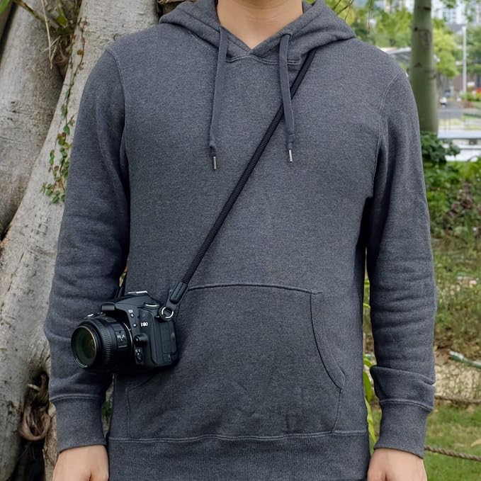 VKO Vintage Camera Neck Strap, Nylon Rope Camera Shoulder Straps - Image 3