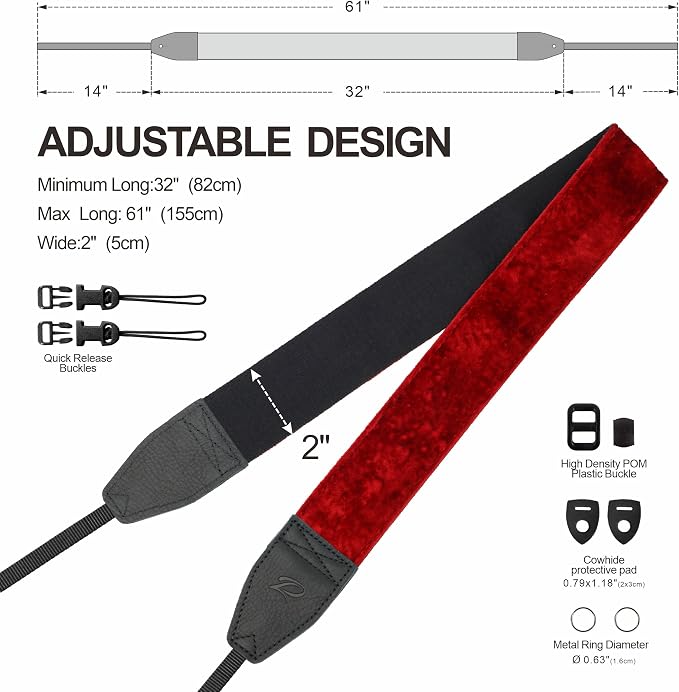 Padwa Lifestyle Velvet Camera Strap - Image 6