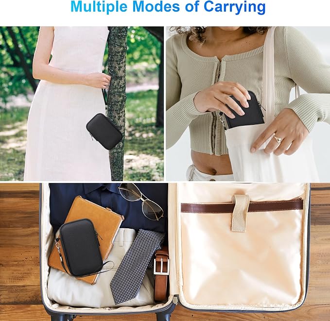 Canboc Case for Canon PowerShot SX740/SX730, Hard Carrying Case + Soft Silicone - Image 3