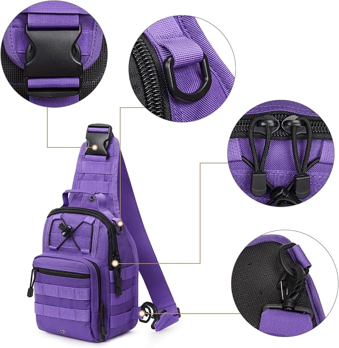 G4Free Outdoor Tactical Bag Backpack, Military Sport Bag Pack Sling Shoulder - Image 5