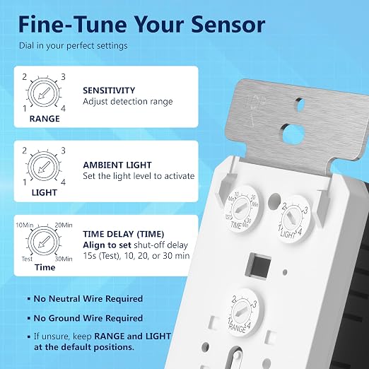LIDER Motion Sensor Dimmer Switch - Image 2