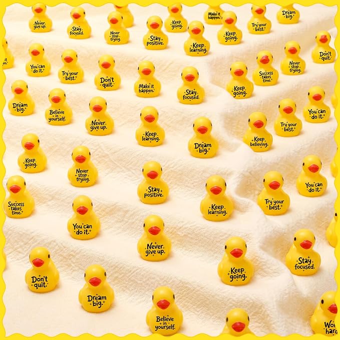 Skylety 60 Pcs Mini Resin Duck Back to School Office Gifts - Image 4