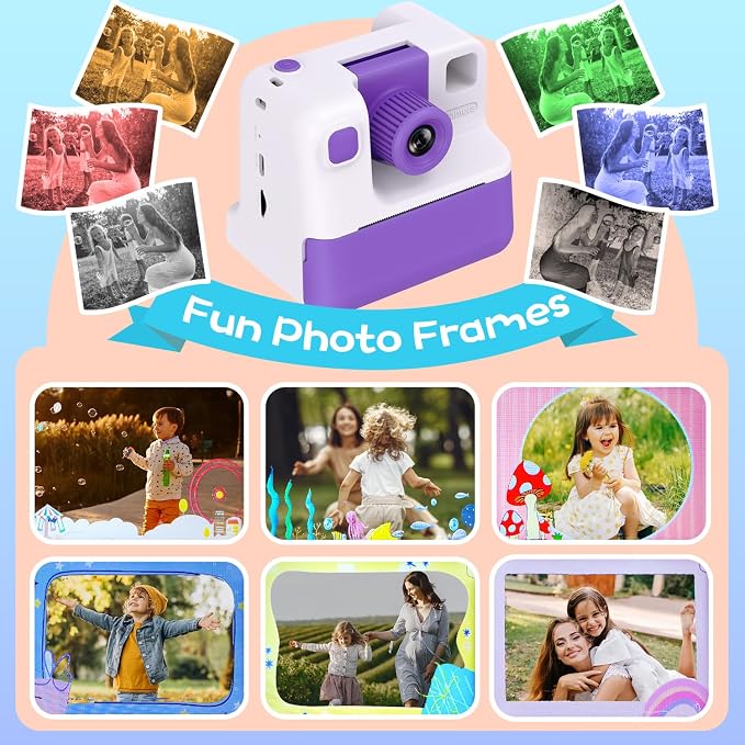 Kids Camera Instant Print, Christmas Birthday Gifts - Image 4