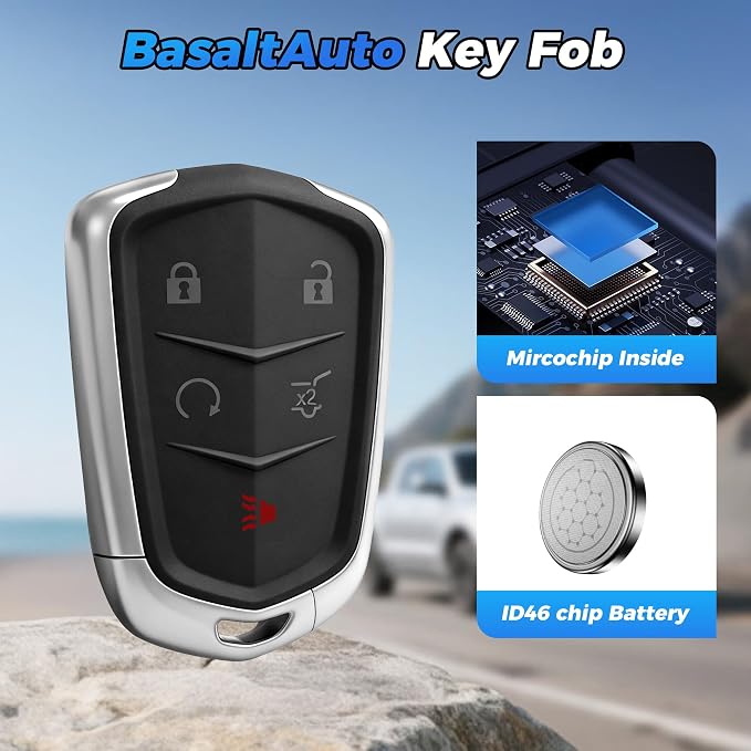 Smart Key Fob 13598516 13510245 433Mhz HYQ2EB Keyless Entry Remote Control - Image 2