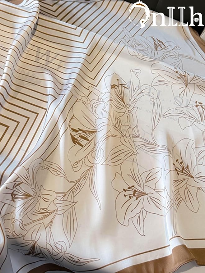 Silky Scarf for Women Lightweight Satin Bandanas Neck Hair Wrap For Sleeping - Image 6