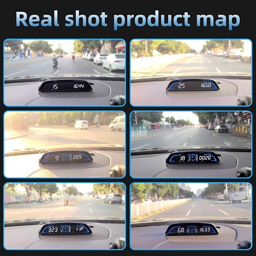 MH Heads Up Display for Car, Digital GPS Speedometer, 5.5 inch HUD GPS Speed - Image 5