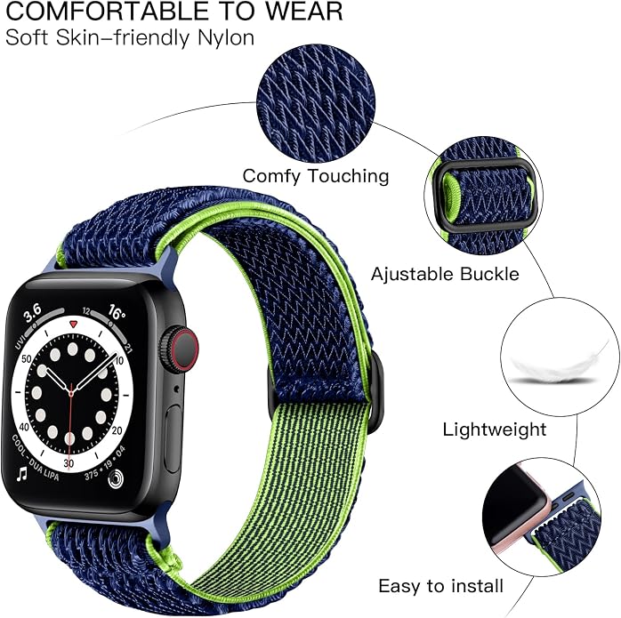 Lerobo Stretchy Nylon Solo Loop Band, Compatible - Image 2
