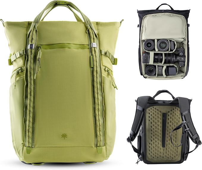PGYTECH OneGo Roamer Tote Camera Backpack, 18L Water-Resistant Dual Carry Tote by PGYTECH-US