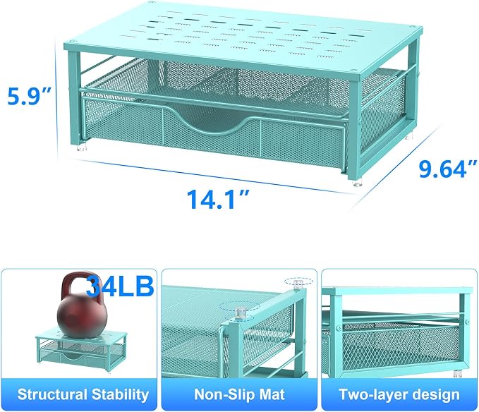 gianotter Computer Monitor Stand Riser, office organizer - Image 5