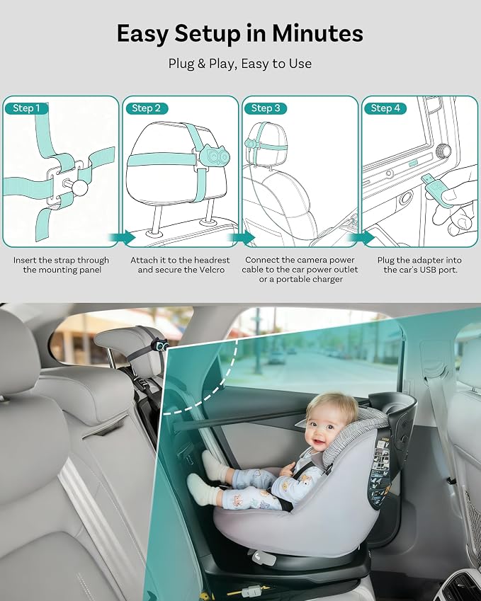 OTTOCAST Cabin Care Baby Car Camera - Image 9
