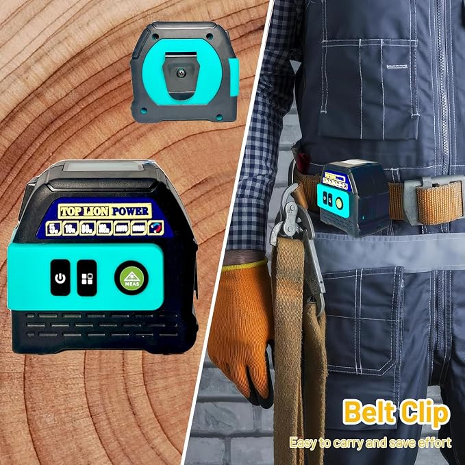 2 in 1 262ft Green Laser Tape Measure - Image 6
