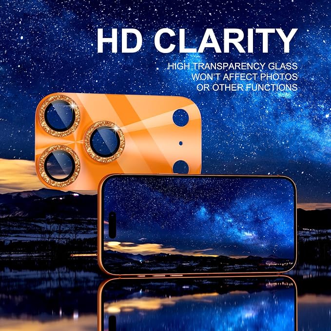 Choiche Compatible for iPhone 17 Pro Max Camera Lens Protector, Bling Camera - Image 6