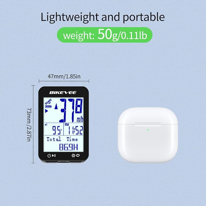 GPS Bike Computer Wireless Bicycle Speedometer Odometer 9 Languages Auto - Image 5