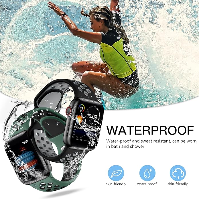 Adorve 4 Pack Sport Bands Compatible - Image 3