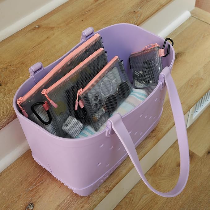 GOBAGS Air Production Multi‑Size Clear Zipper Pouch – Cable Organizer & Travel - Image 5