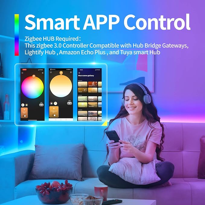 GIDEALED Smart ZigBee 3.0 LED Controller 5 in 1, Require ZigBee Hub Bridge - Image 3