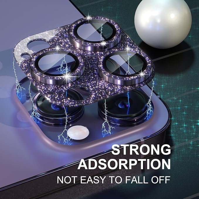 Choiche for iPhone 14 Pro/iPhone 14 Pro Max Camera Lens Protector, Bling Camera - Image 7