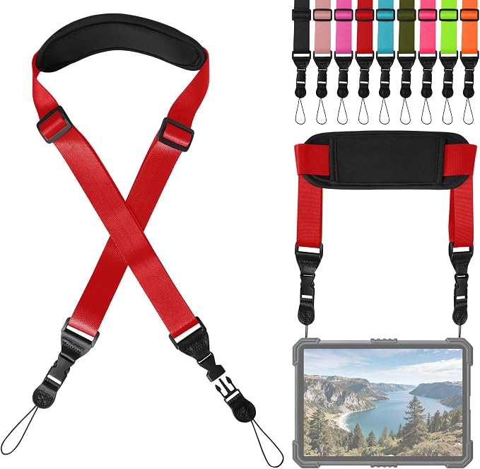 Padded iPad Binocular Camera Shoulder Strap, Nylon Neck Lanyard Strap by Gowjaw