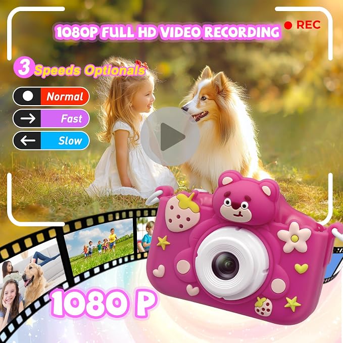 Kids Camera Toddler Digital Camera Little Girls Toy Camera - Image 5