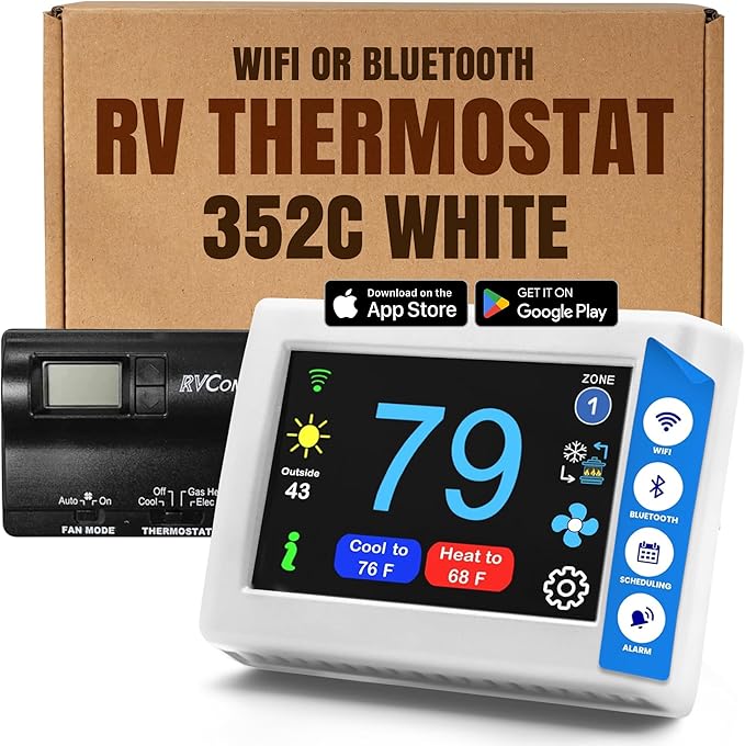 MICRO-AIR EasyTouch Digital RV Thermostat Replacement by MicroAir