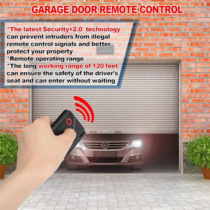 Kingdder 3 Pcs Garage Door Remote Compatible - Image 6