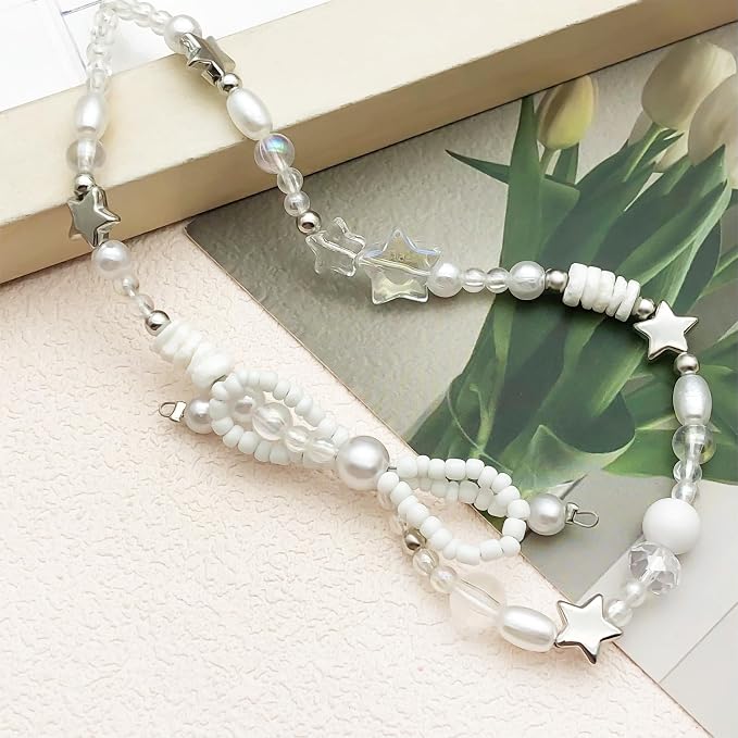 Beaded Camera Wrist Strap Cute Digital Camera Charm Lanyard Phone Chain - Image 3